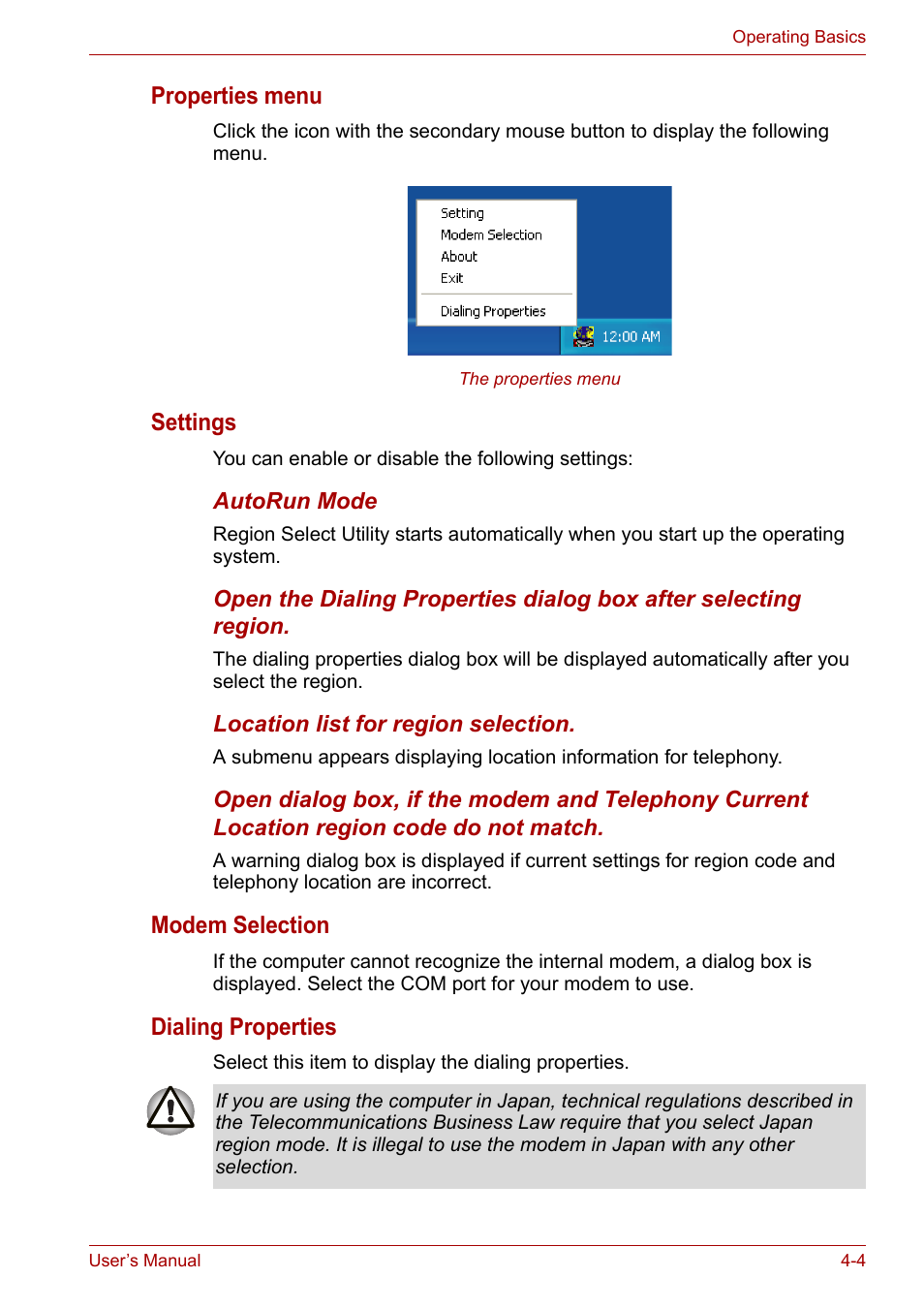 Toshiba Tecra A6 (PTA60E) User Manual | Page 62 / 165