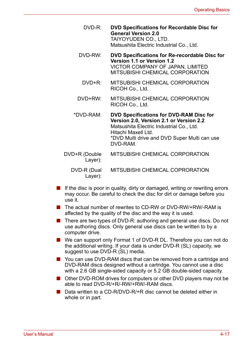 Toshiba Tecra A6 (PTA60E) User Manual | Page 75 / 165