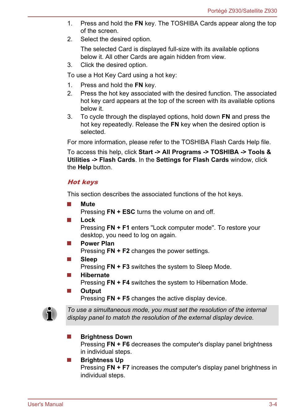 Toshiba Portege Z930-B User Manual | Page 41 / 132