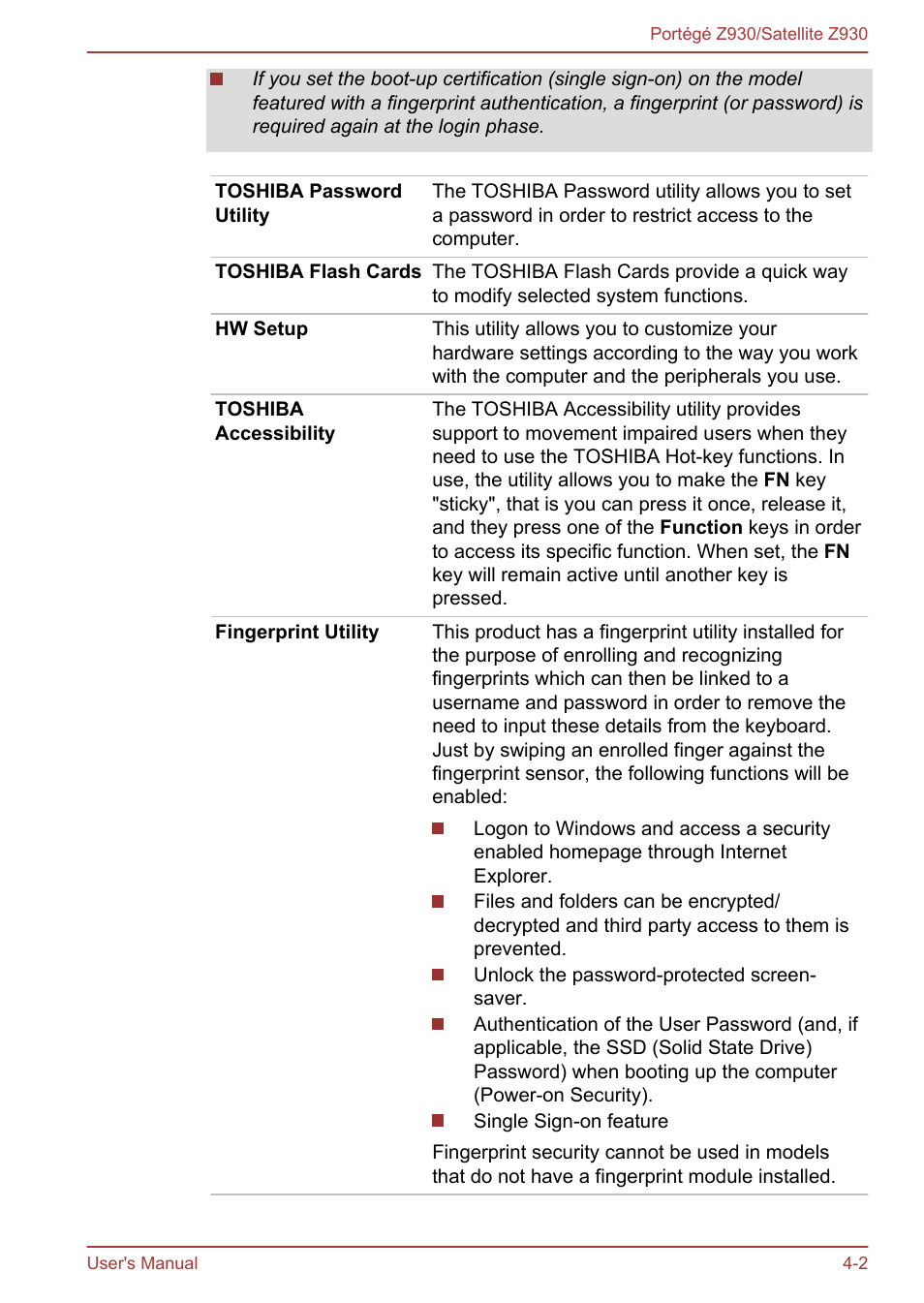 Toshiba Portege Z930-B User Manual | Page 68 / 132