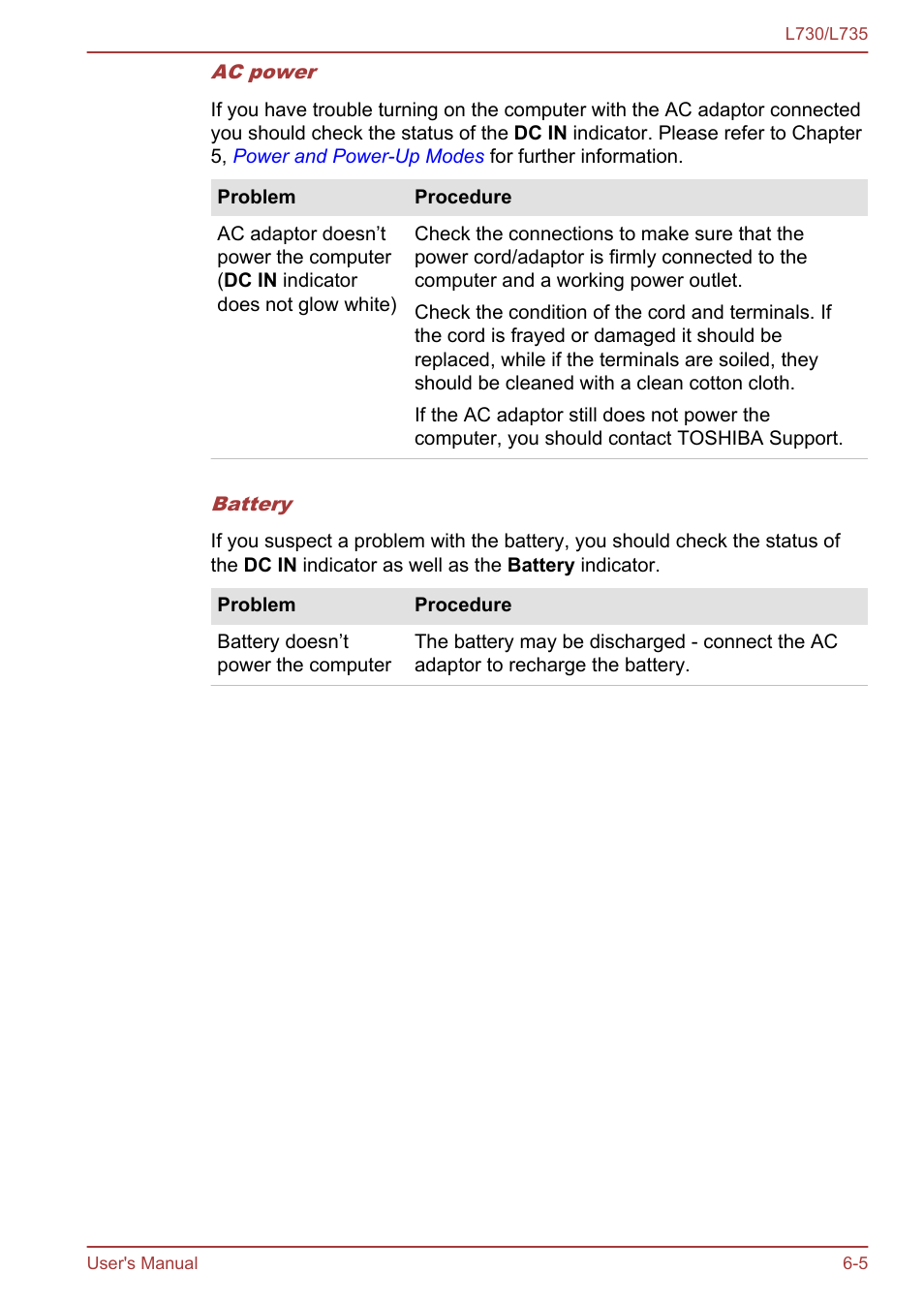 Toshiba Satellite L730 User Manual | Page 125 / 161