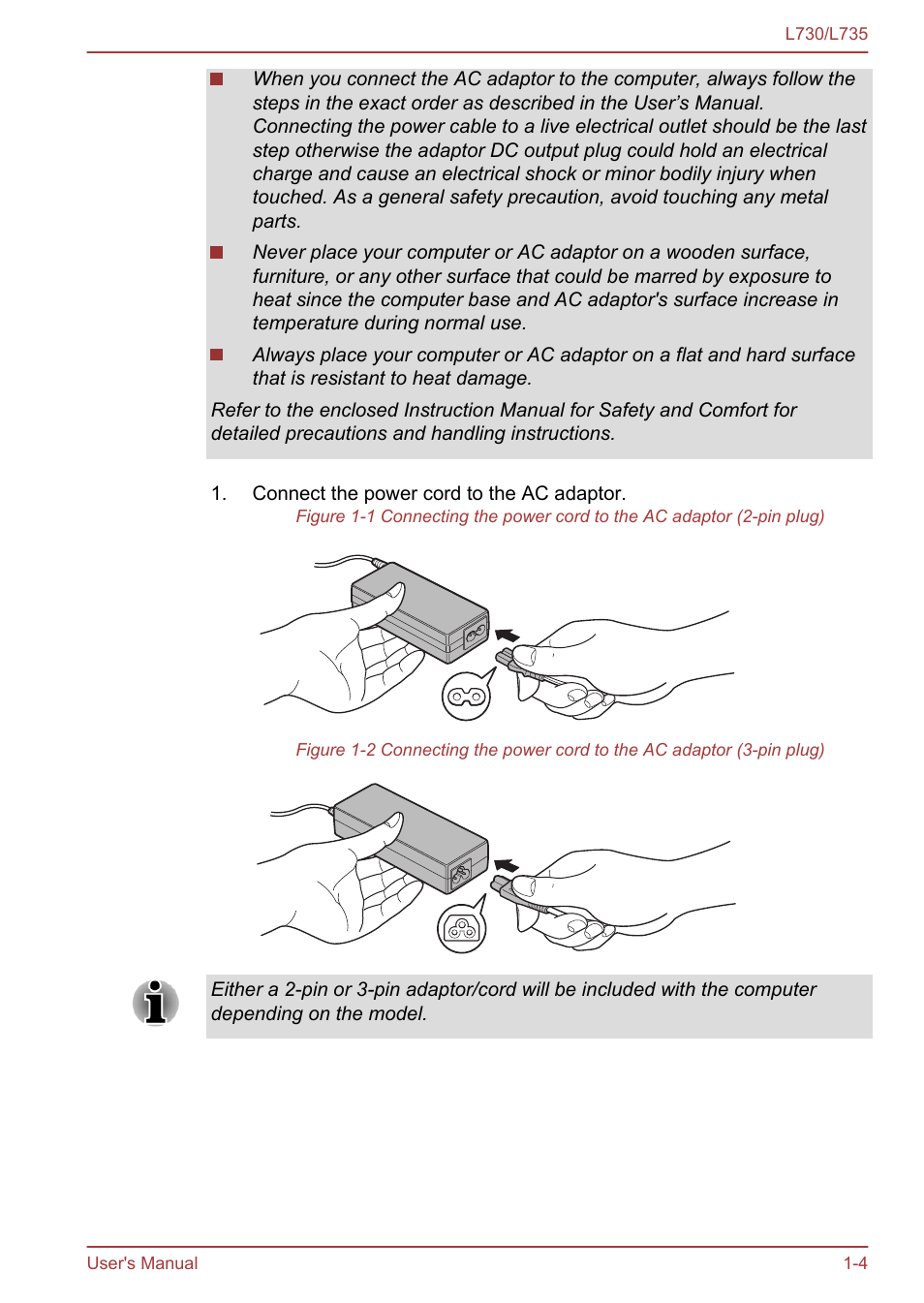 Toshiba Satellite L730 User Manual | Page 18 / 161