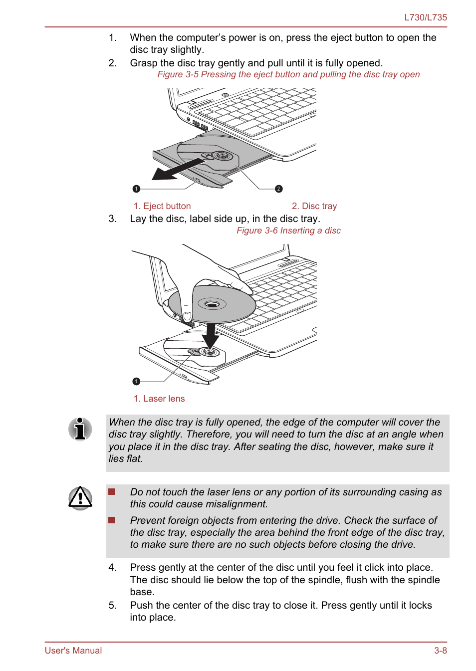 Toshiba Satellite L730 User Manual | Page 45 / 161