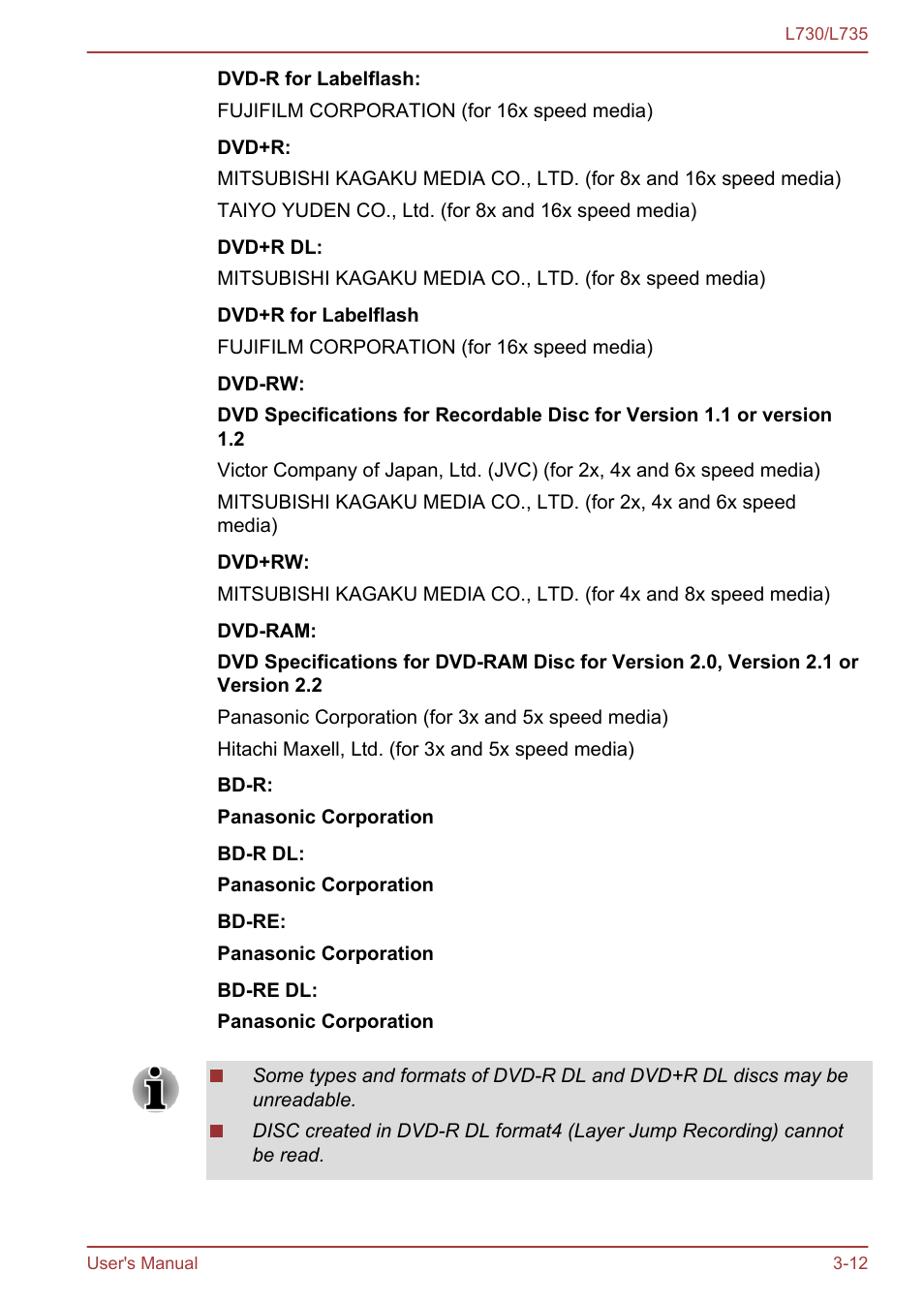 Toshiba Satellite L730 User Manual | Page 49 / 161