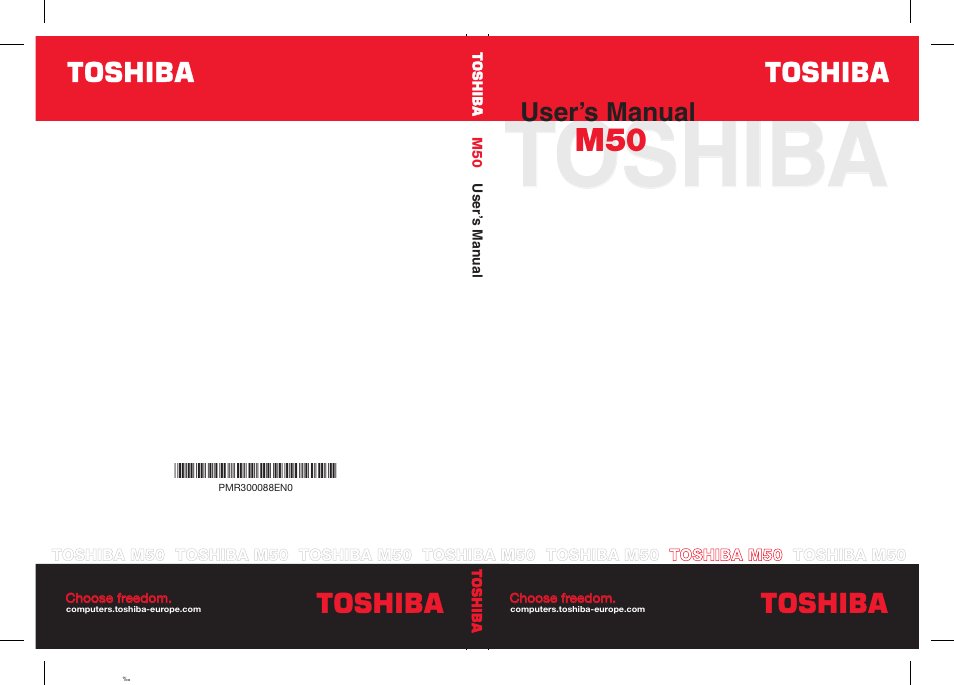 Toshiba Satellite M50 (PSM53) User Manual | 179 pages