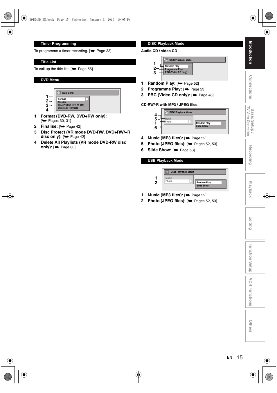 Toshiba DVR20 User Manual | Page 15 / 80
