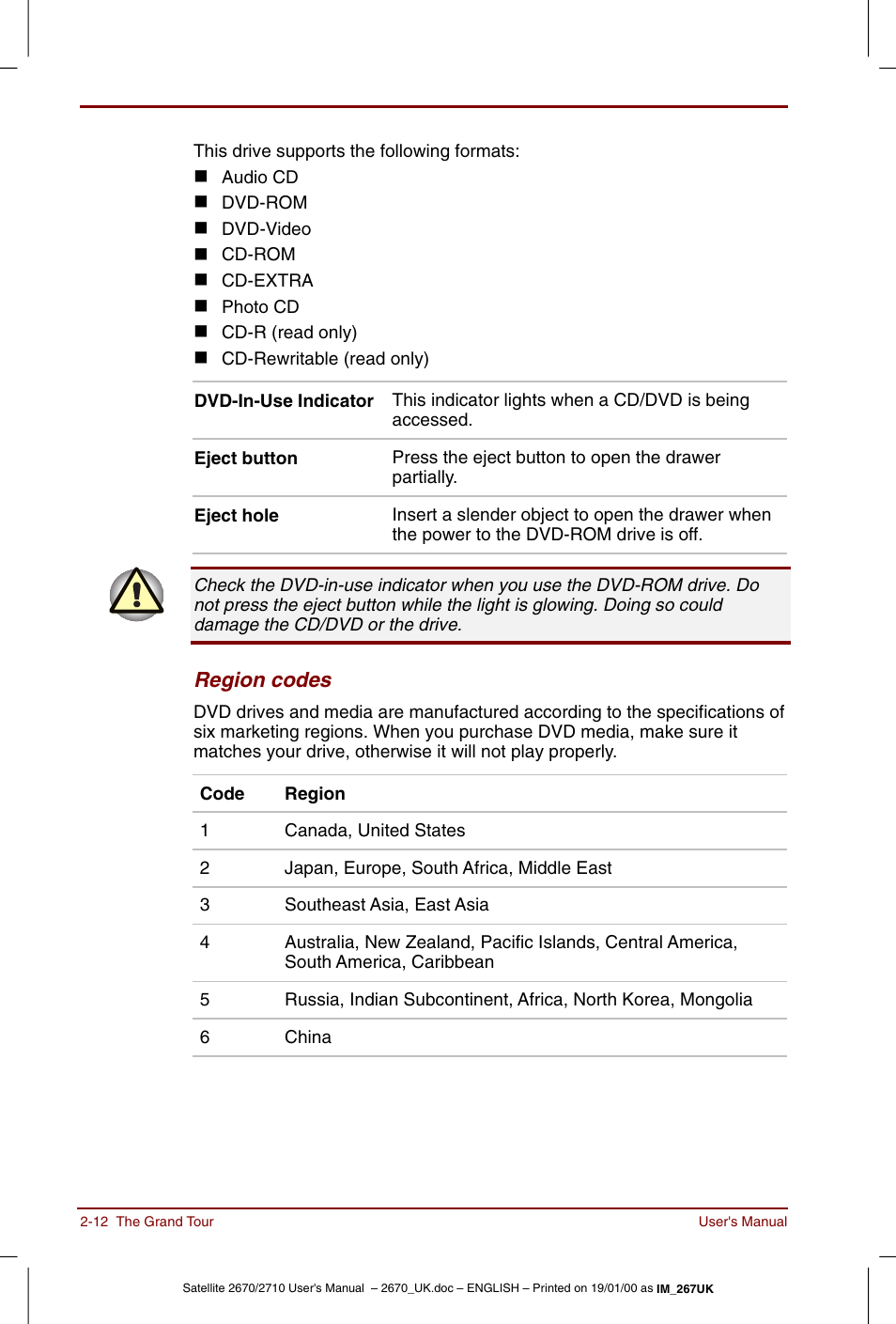Toshiba Satellite 2670 User Manual | Page 38 / 182