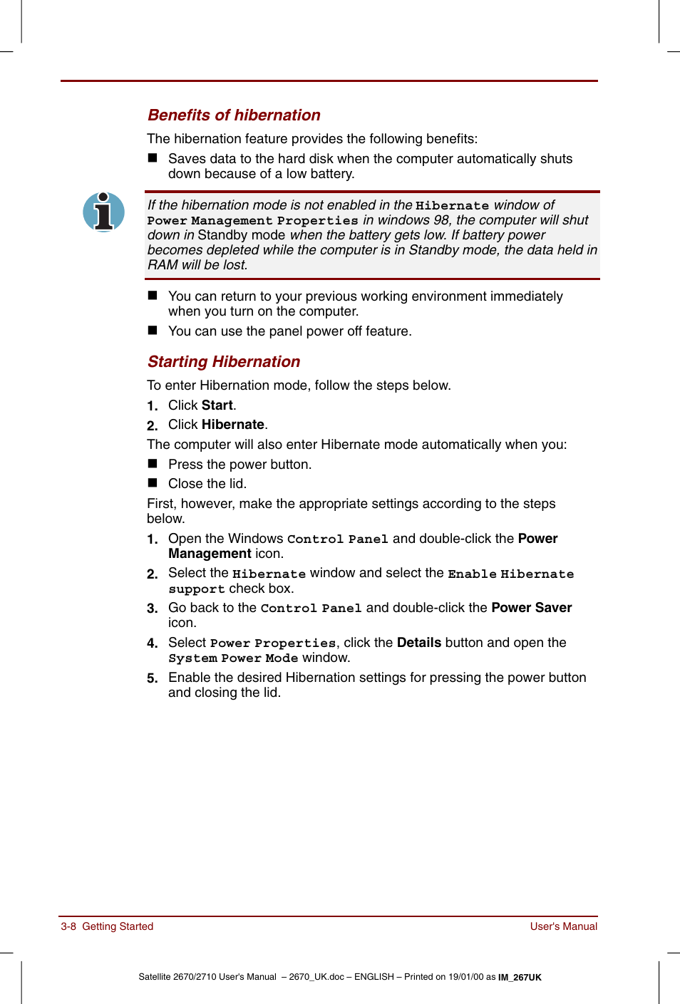 Toshiba Satellite 2670 User Manual | Page 48 / 182