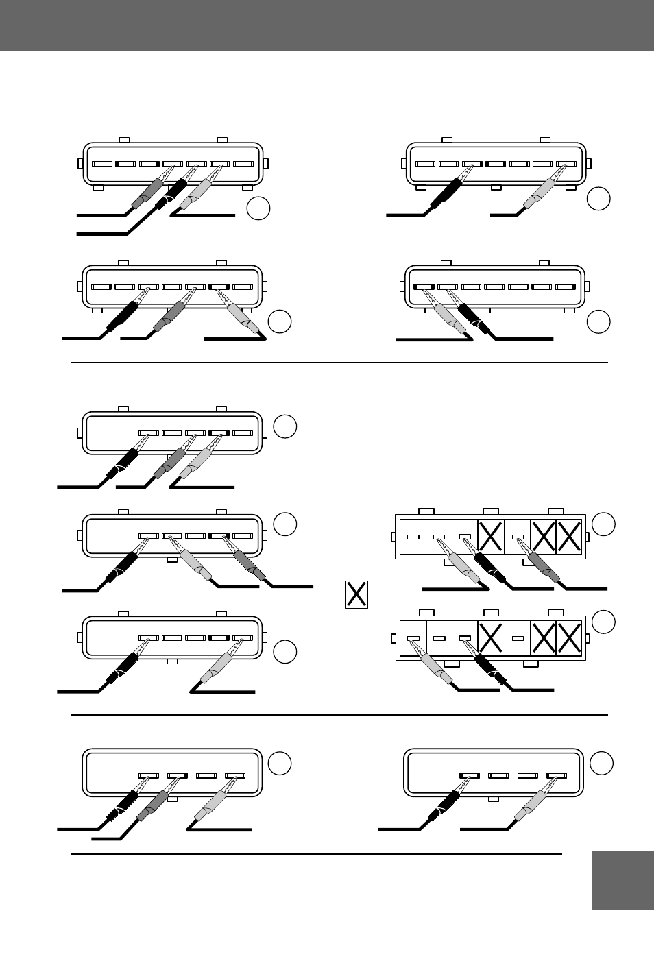 Vane air flow vaf, Toyota, Nissan | Ford, Sensor connectors, A * #2, A * #2 a * #1, Ba b | Actron CP9087 User Manual | Page 49 / 88