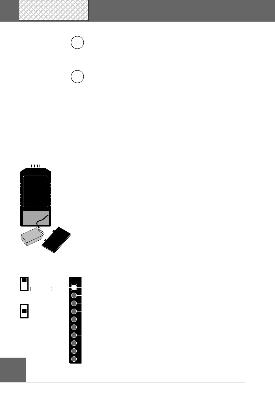 Tester basics, Jumper lead 9 connector pin adapters, Sensor tester power | Installing the battery, Checking the battery | Actron CP9087 User Manual | Page 8 / 88