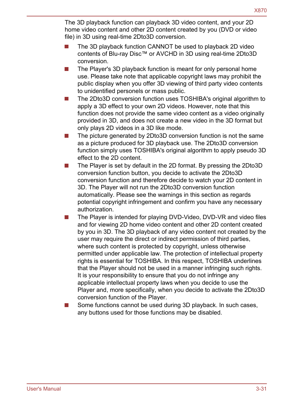 Toshiba Qosmio X870 User Manual | Page 72 / 164