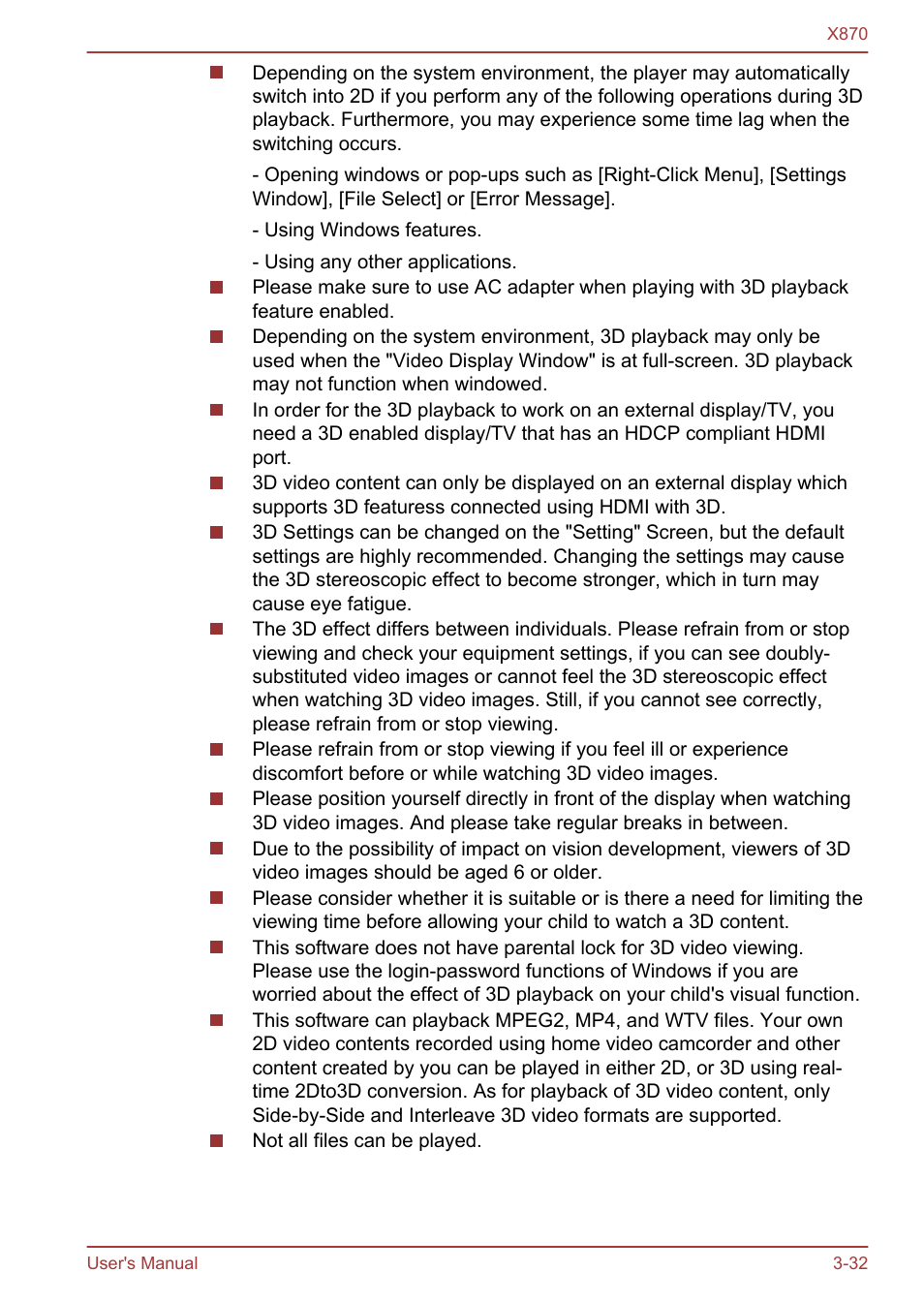 Toshiba Qosmio X870 User Manual | Page 73 / 164