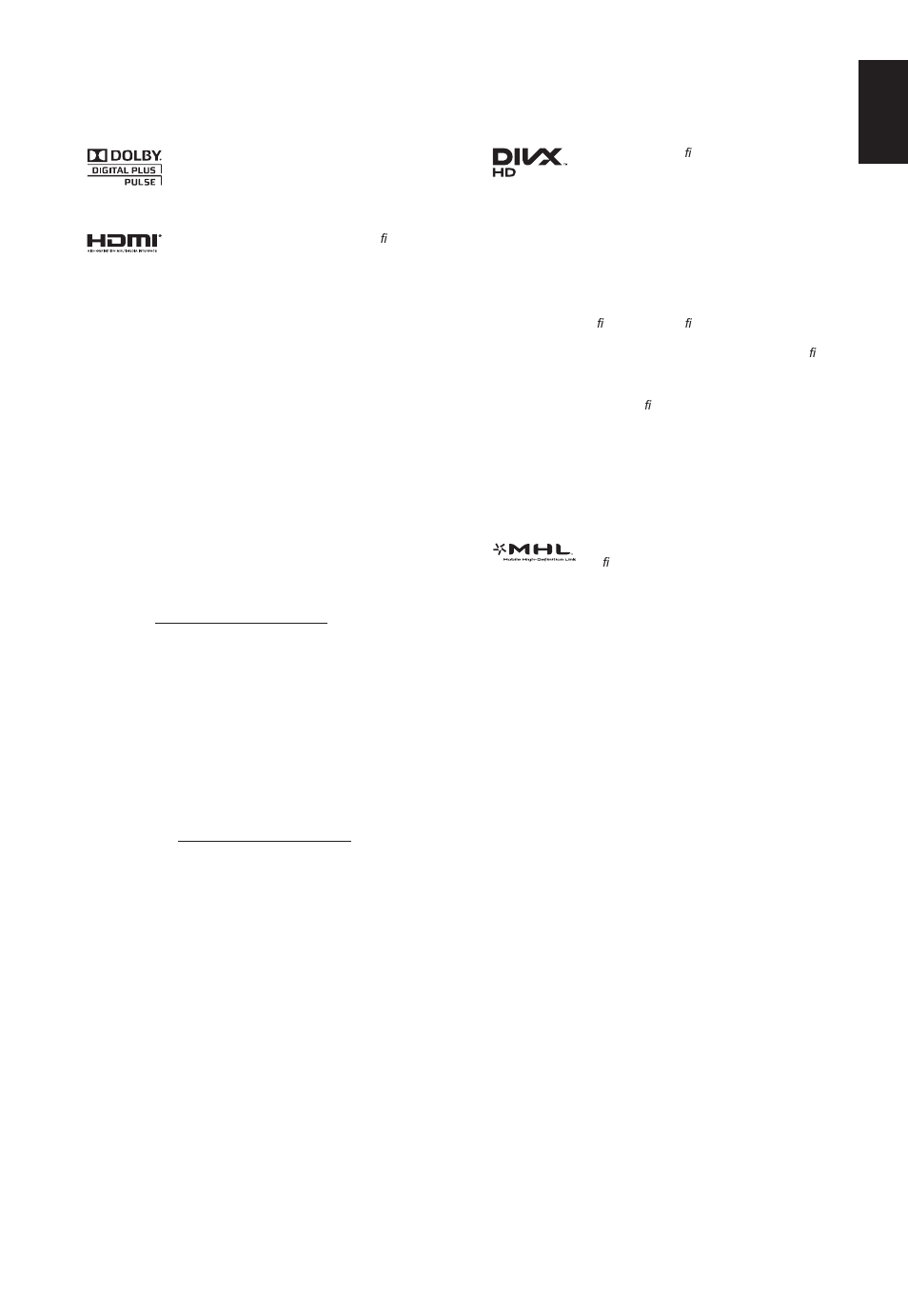 License information, English | Toshiba W2333 User Manual | Page 67 / 69