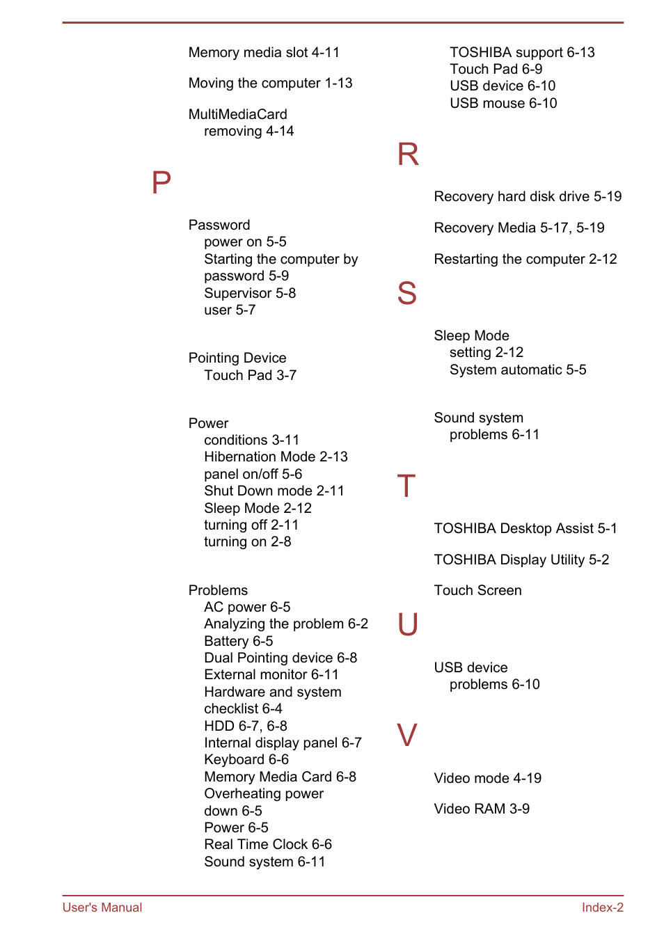 Toshiba Satellite W30T-A User Manual | Page 113 / 114