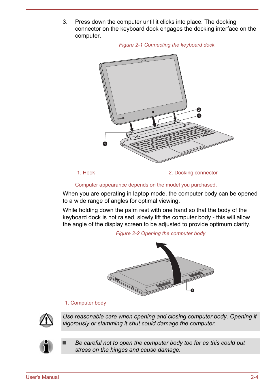 Toshiba Satellite W30T-A User Manual | Page 21 / 114