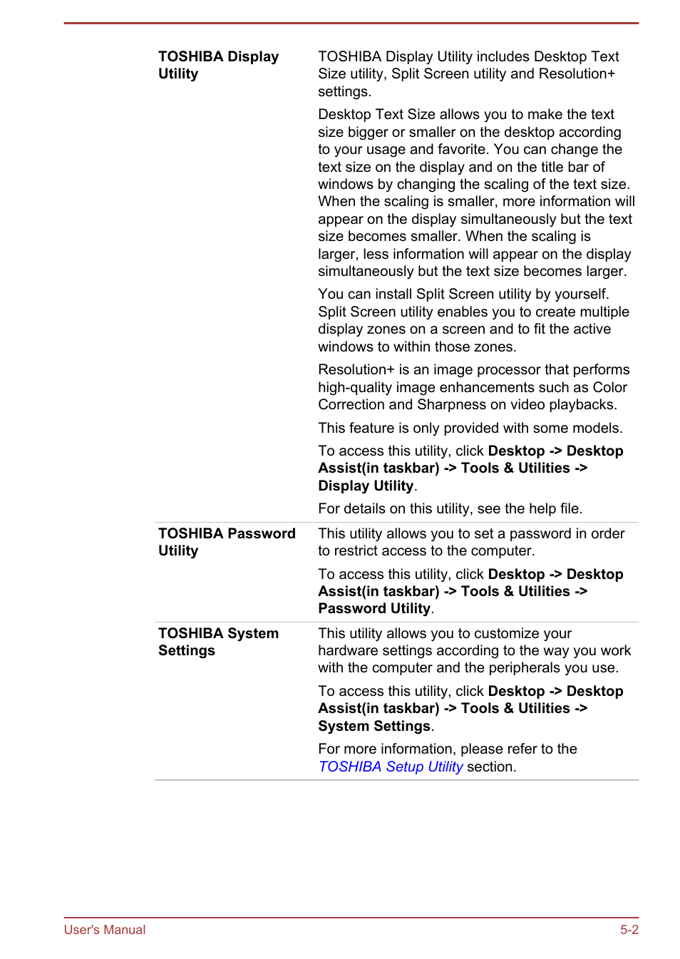 Toshiba Satellite W30T-A User Manual | Page 65 / 114