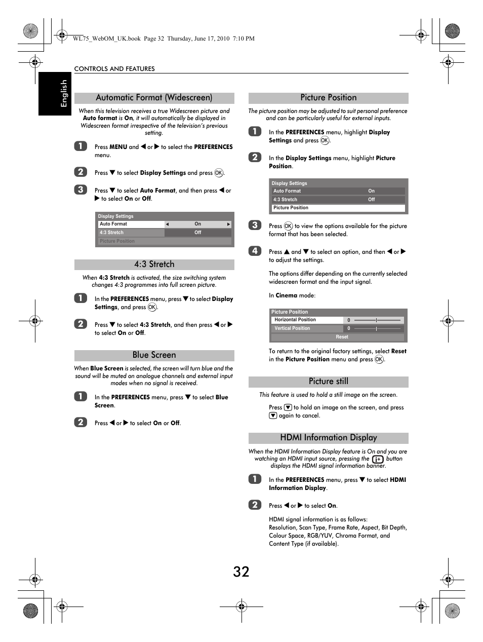 Toshiba RV753 User Manual | Page 32 / 78