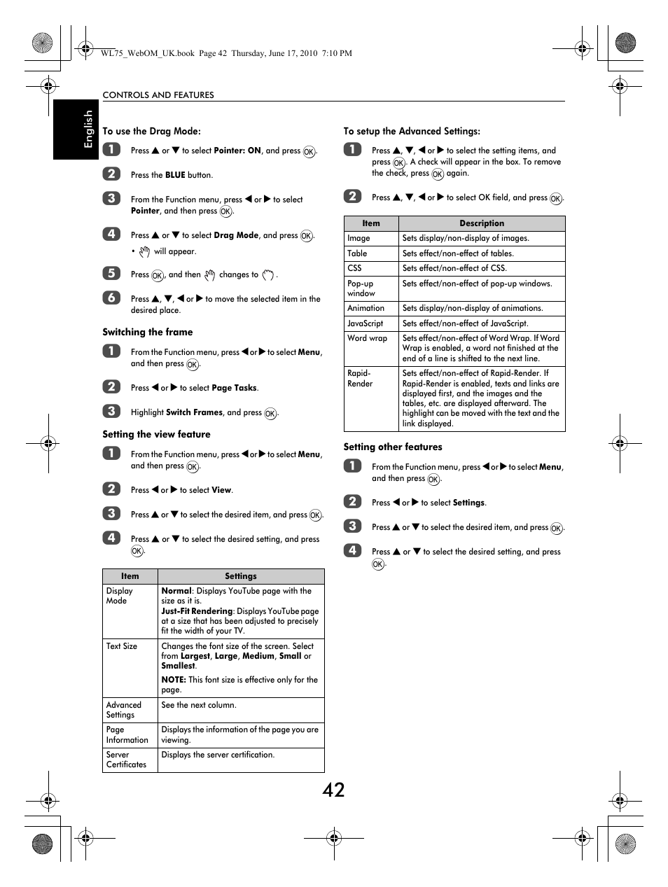 Toshiba RV753 User Manual | Page 42 / 78