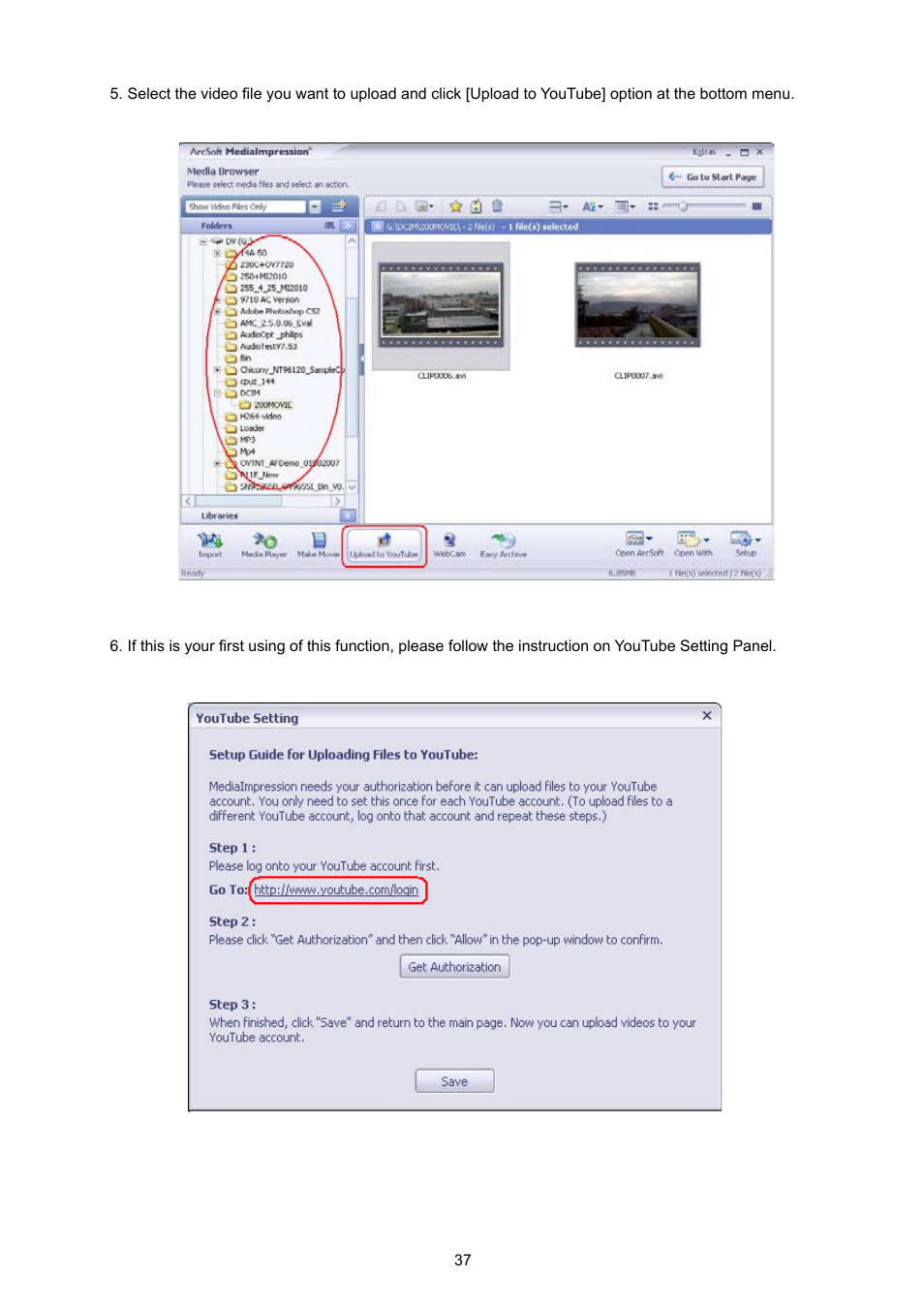 Toshiba Camileo S10 User Manual | Page 39 / 47