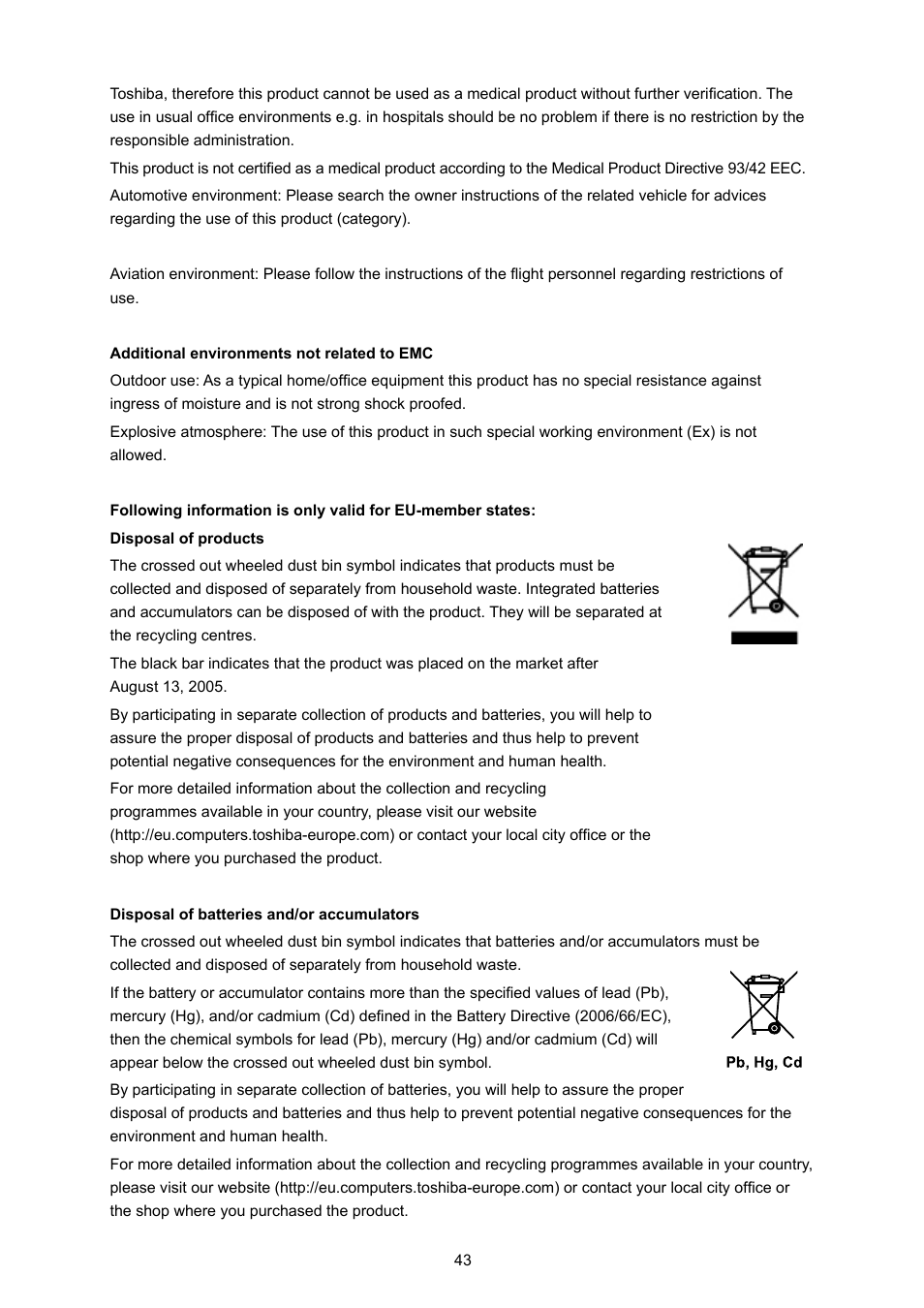 Toshiba Camileo S10 User Manual | Page 45 / 47
