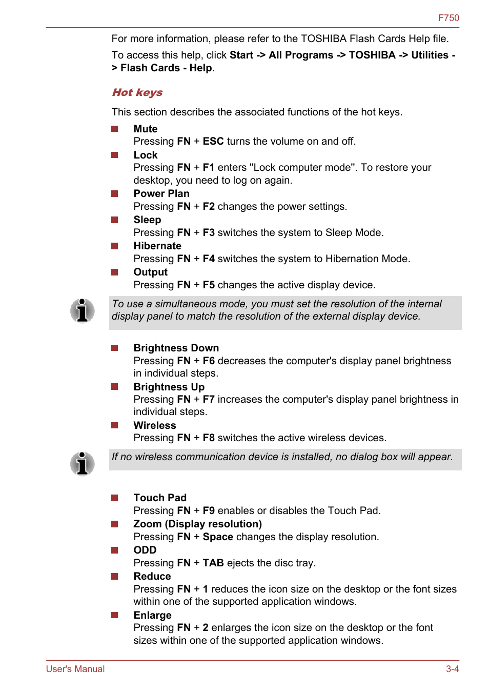 Toshiba Qosmio F750 User Manual | Page 49 / 171