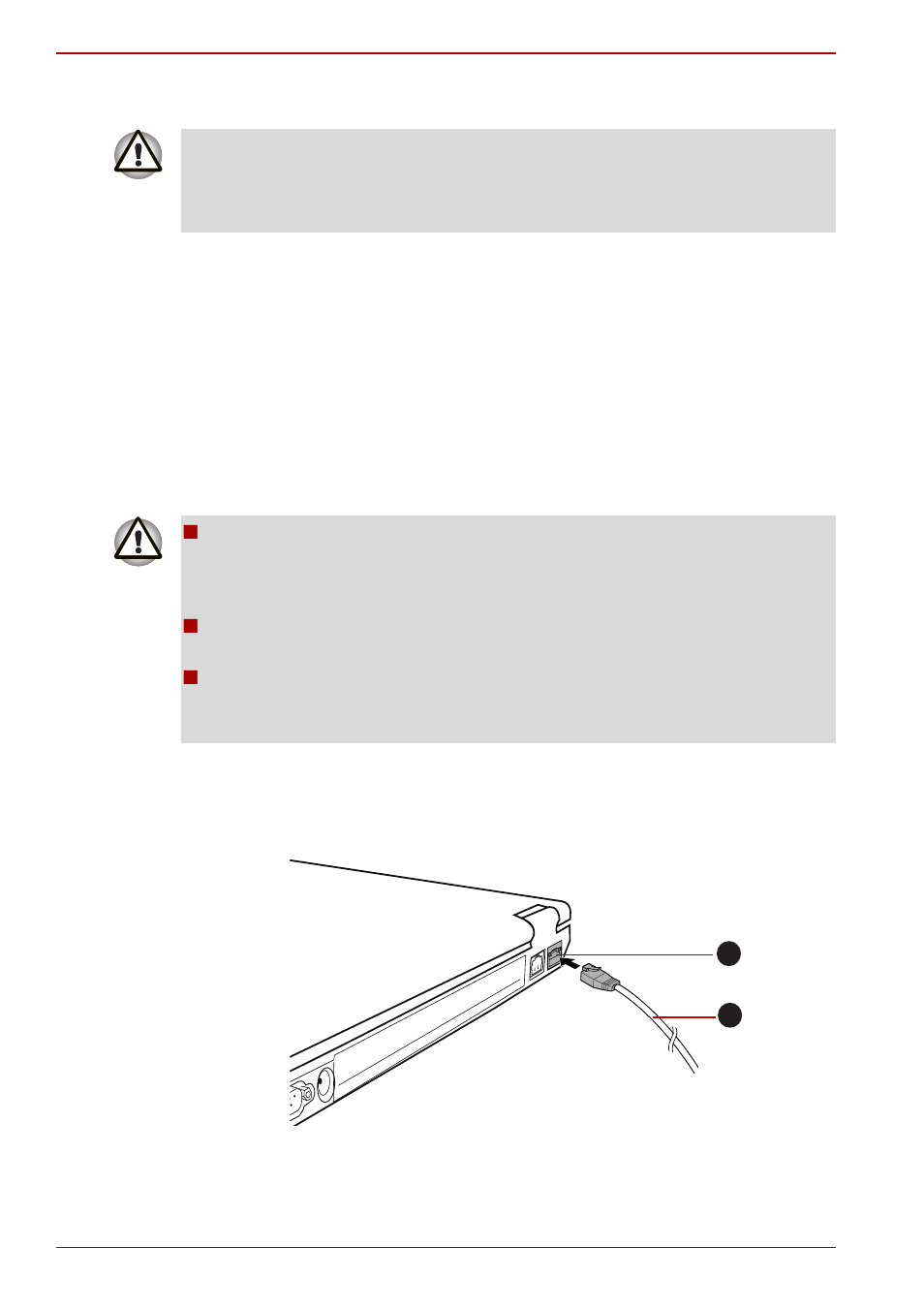 Lan cable types, Connecting the lan cable | Toshiba Tecra S11 User Manual | Page 126 / 230