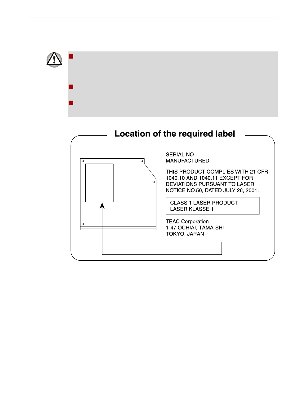 Teac | Toshiba Tecra S11 User Manual | Page 13 / 230