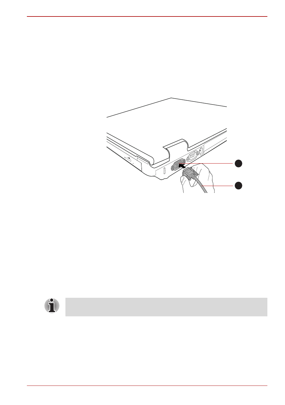 External monitor, Connecting the monitor cable | Toshiba Tecra S11 User Manual | Page 85 / 230