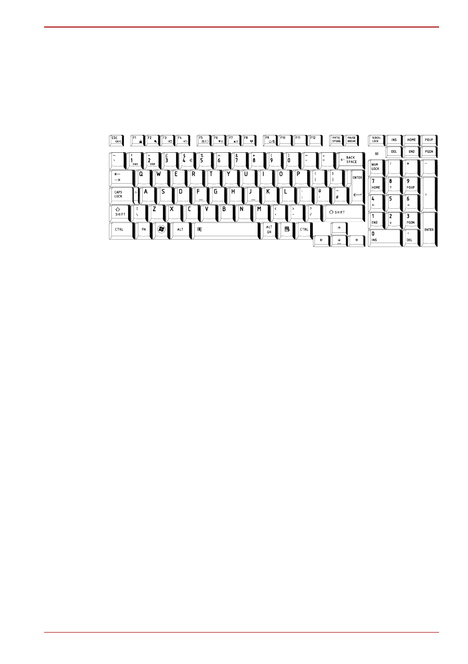 Desktop-style keyboard, Generating ascii characters | Toshiba Qosmio G50 User Manual | Page 119 / 250