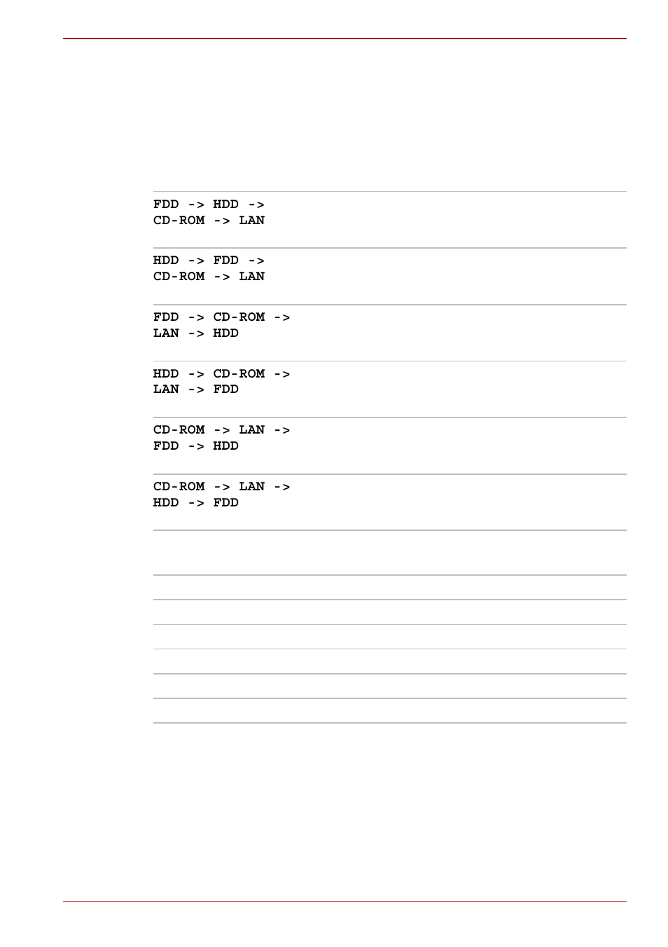 Refer to the, Boot priority, Boot priority boot priority options | Toshiba Qosmio G50 User Manual | Page 137 / 250