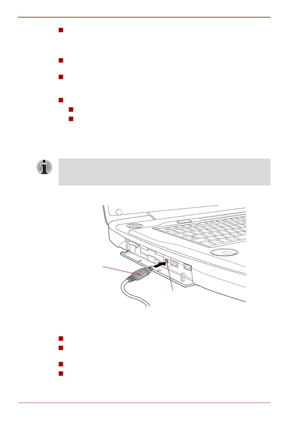 Connecting the i.link (ieee1394) cable | Toshiba Qosmio G50 User Manual | Page 182 / 250