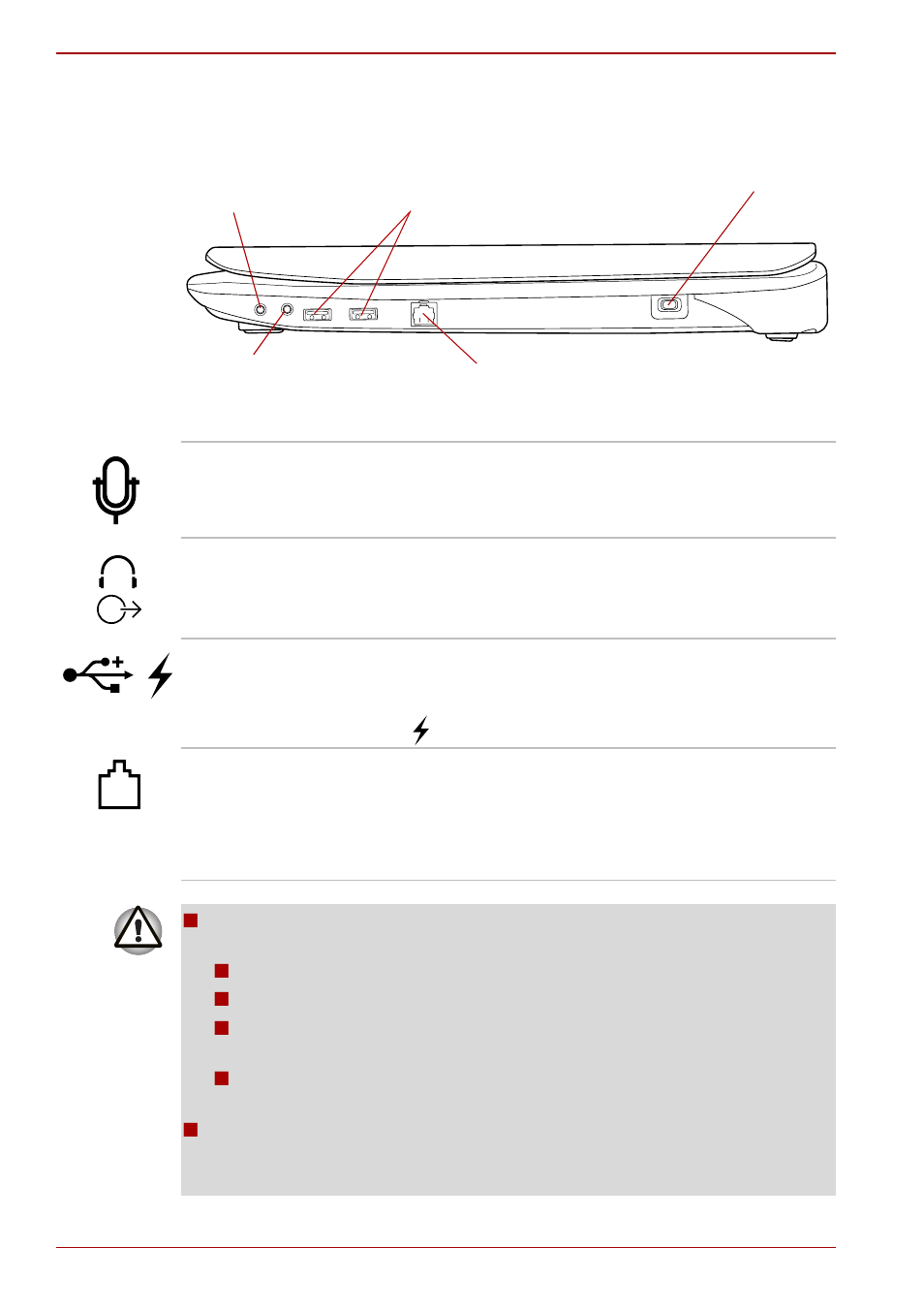 Right side, Right side -4 | Toshiba Qosmio G50 User Manual | Page 44 / 250