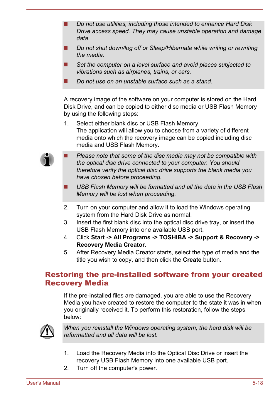 Toshiba Tecra W50-A User Manual | Page 127 / 166