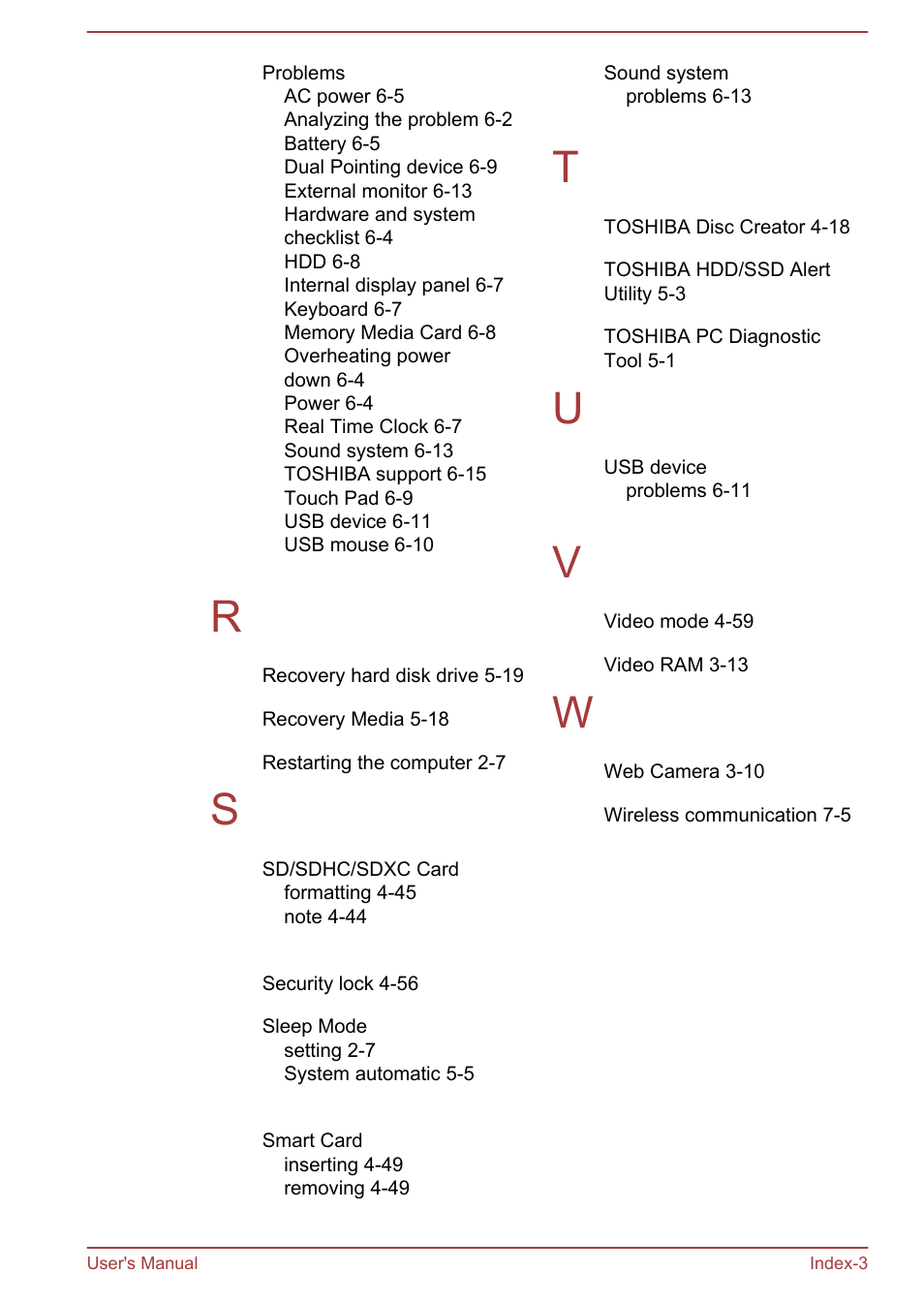 Toshiba Tecra W50-A User Manual | Page 166 / 166