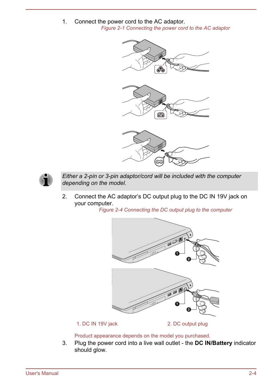 Toshiba Tecra W50-A User Manual | Page 26 / 166