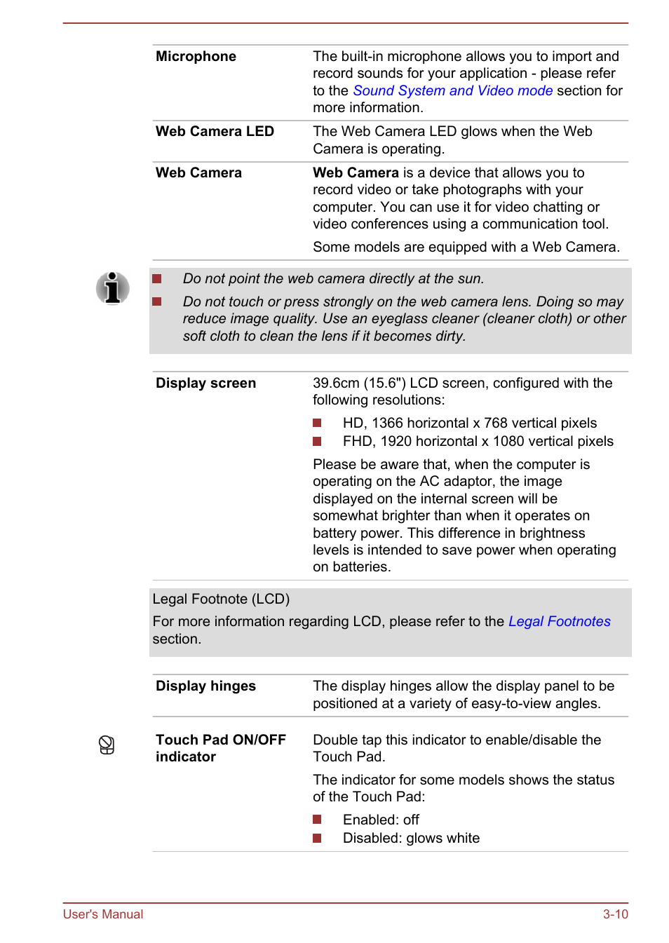 Toshiba Tecra W50-A User Manual | Page 42 / 166