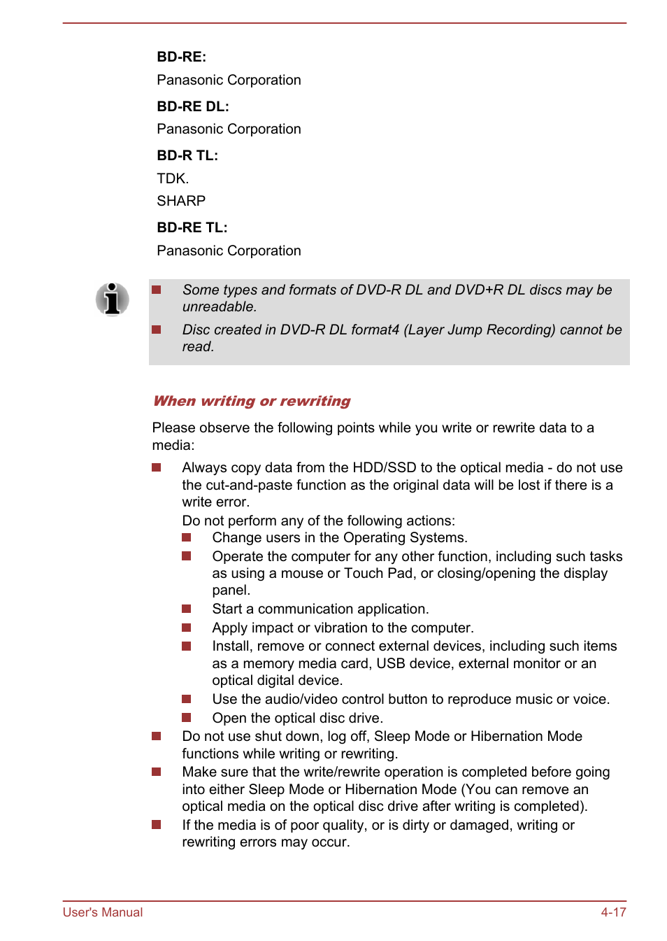 Toshiba Tecra W50-A User Manual | Page 67 / 166
