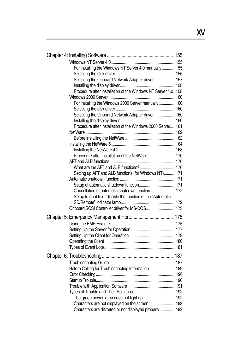 Toshiba Magnia 3030 User Manual | Page 15 / 244