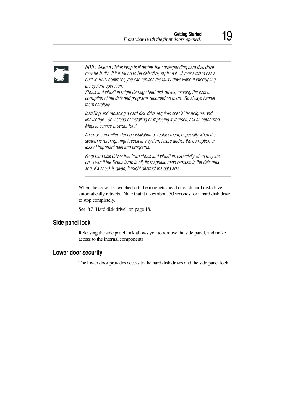 Toshiba Magnia 3030 User Manual | Page 37 / 244