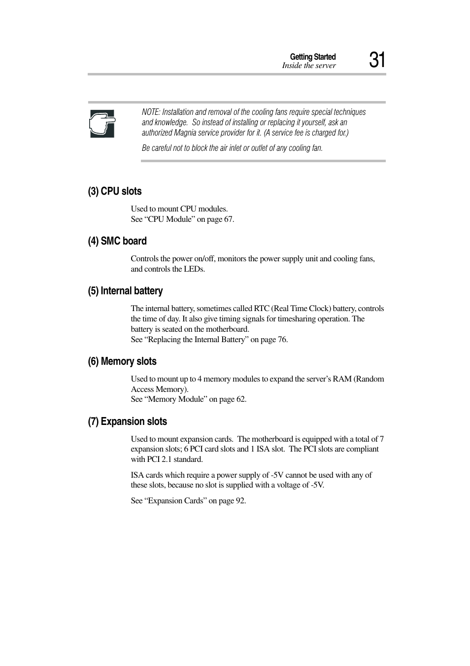 Toshiba Magnia 3030 User Manual | Page 49 / 244