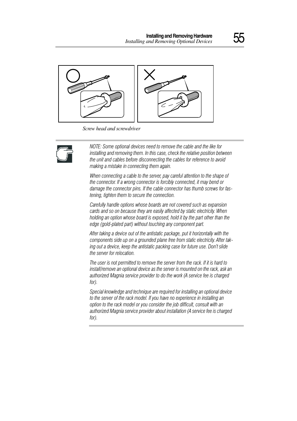 Toshiba Magnia 3030 User Manual | Page 73 / 244