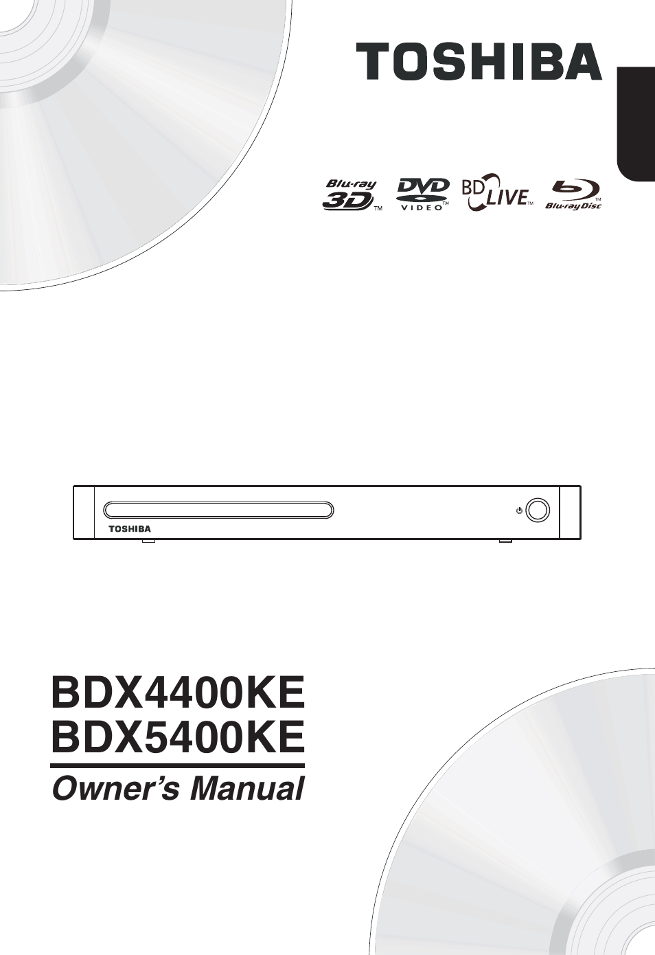 Toshiba BDX4400 User Manual | 58 pages