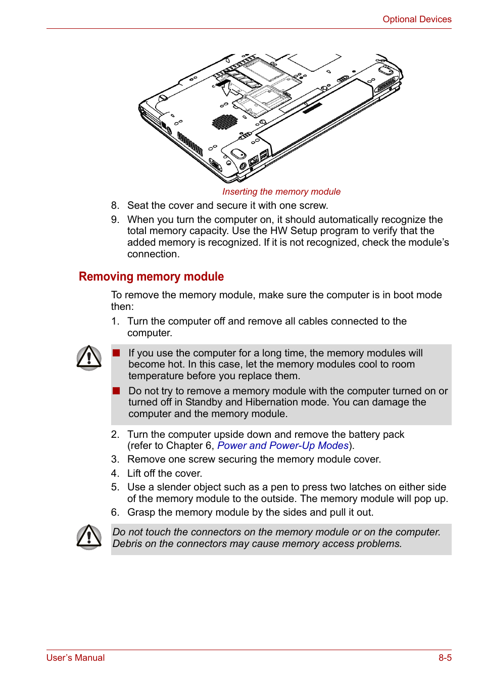 Toshiba Equium A100 (PSAA4) User Manual | Page 113 / 162