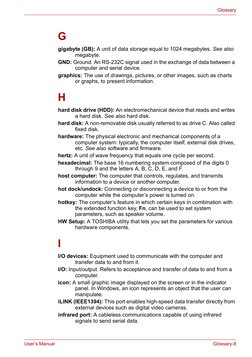 Toshiba Equium A100 (PSAA4) User Manual | Page 153 / 162