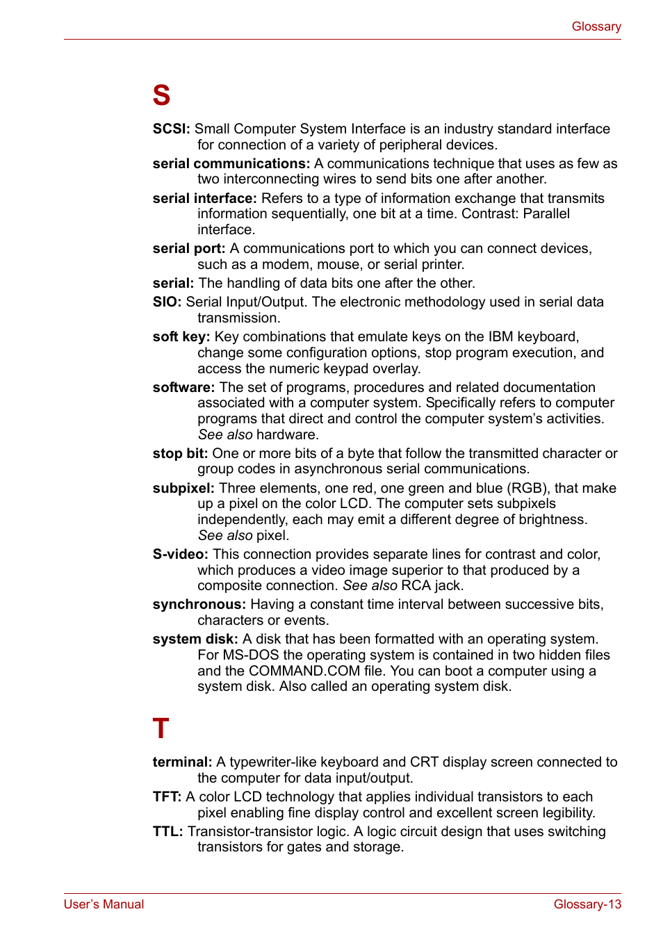 Toshiba Equium A100 (PSAA4) User Manual | Page 158 / 162