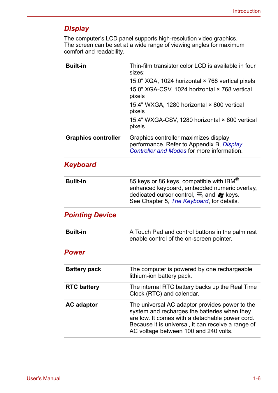Toshiba Equium A100 (PSAA4) User Manual | Page 25 / 162