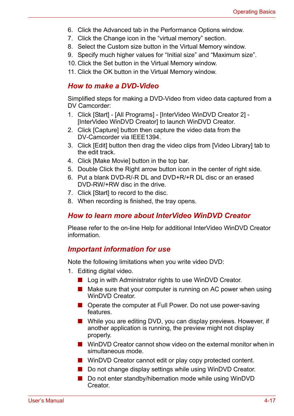 Toshiba Equium A100 (PSAA4) User Manual | Page 74 / 162