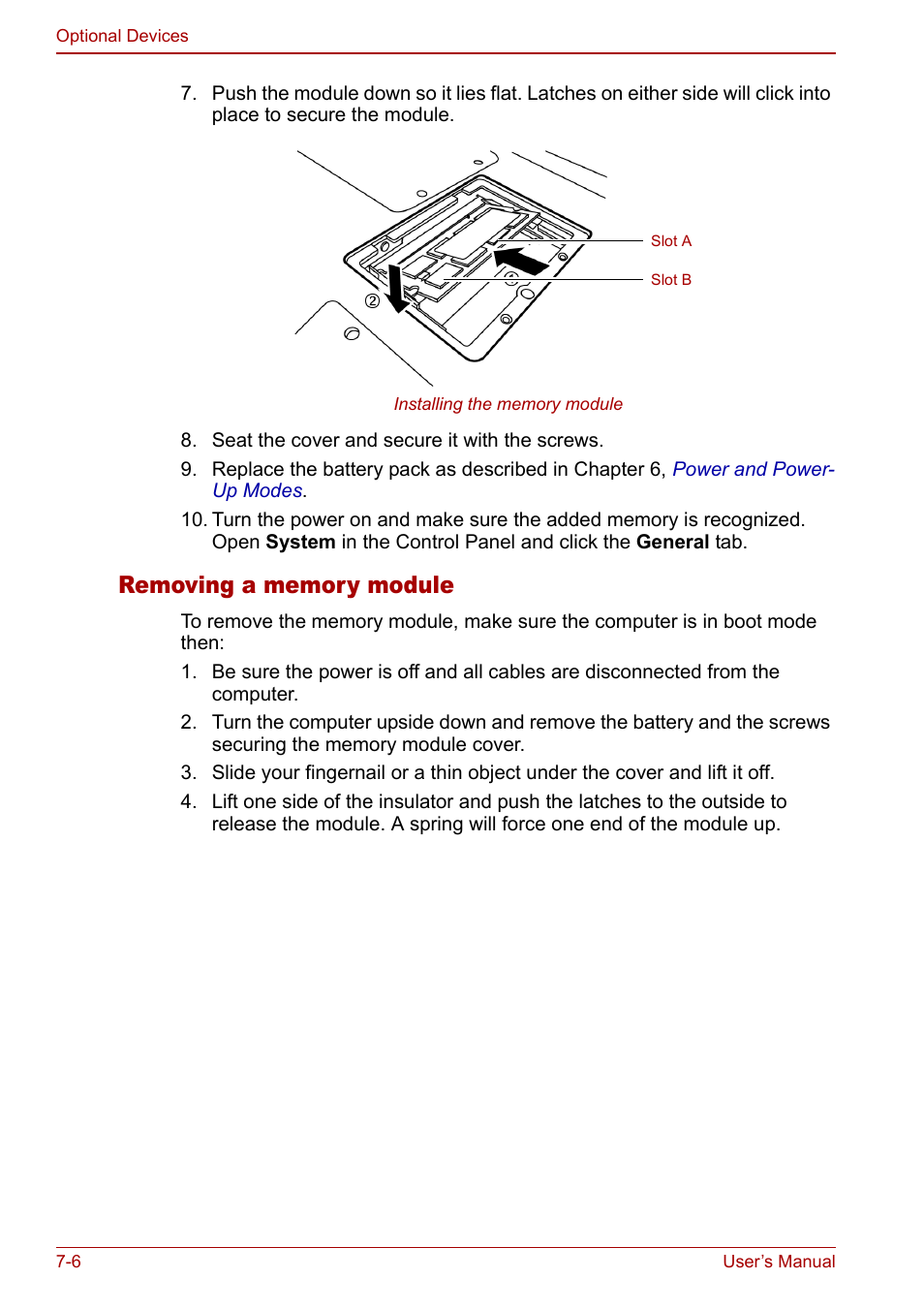 Toshiba Equium L20 User Manual | Page 122 / 178