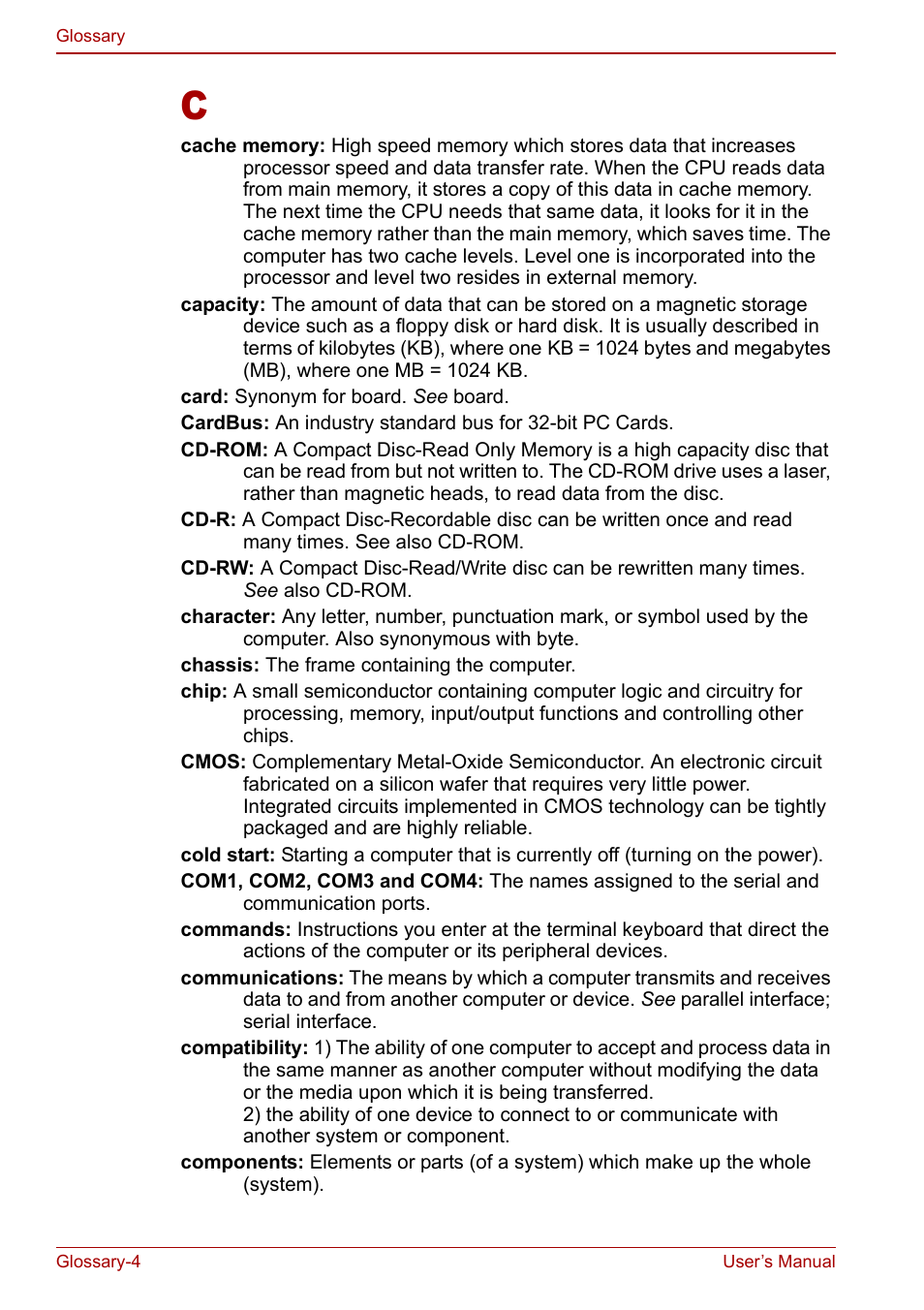 Toshiba Equium L20 User Manual | Page 166 / 178