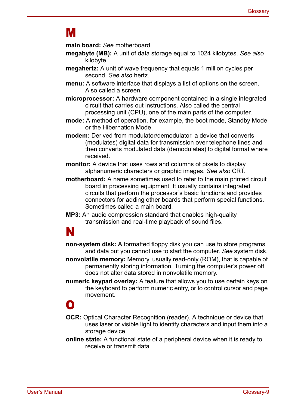 Toshiba Equium L20 User Manual | Page 171 / 178